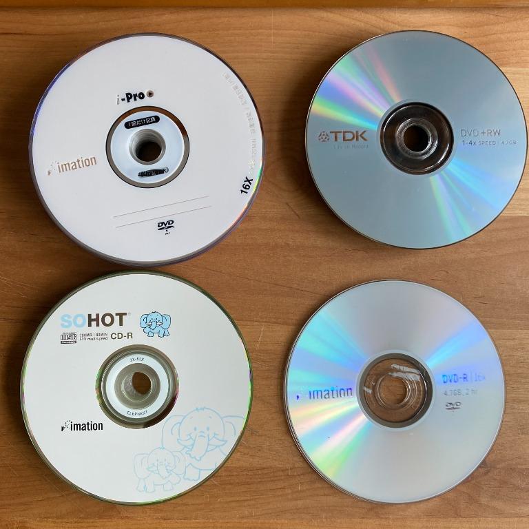 CD-R, CD-RW, DVD-R, DVD+RW, 電腦＆科技, 電腦周邊及配件, 其他- Carousell