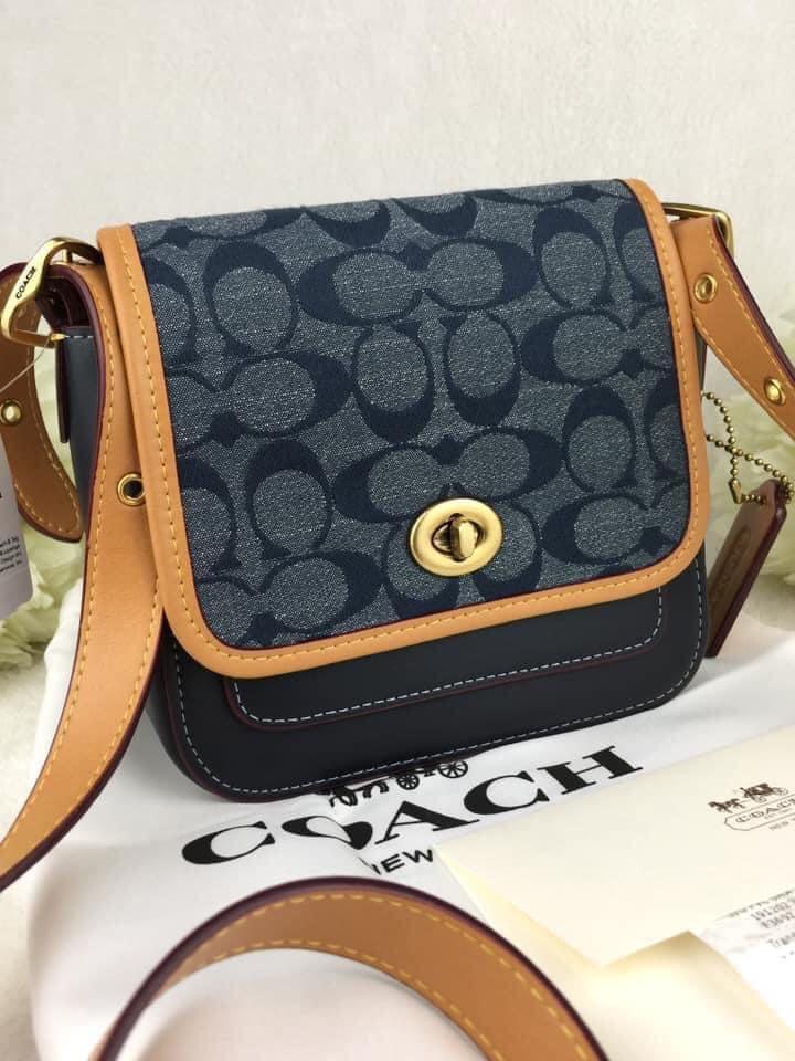 Coach Rambler Crossbody 16 in Signature Chambray