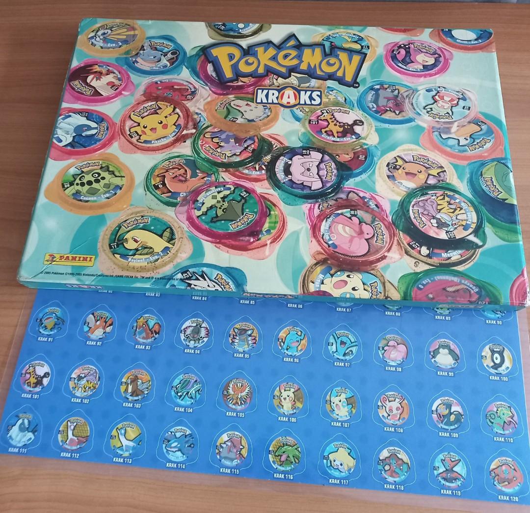 Complete Pokemon Kraks Chips Cards With Additional Laminated List 
