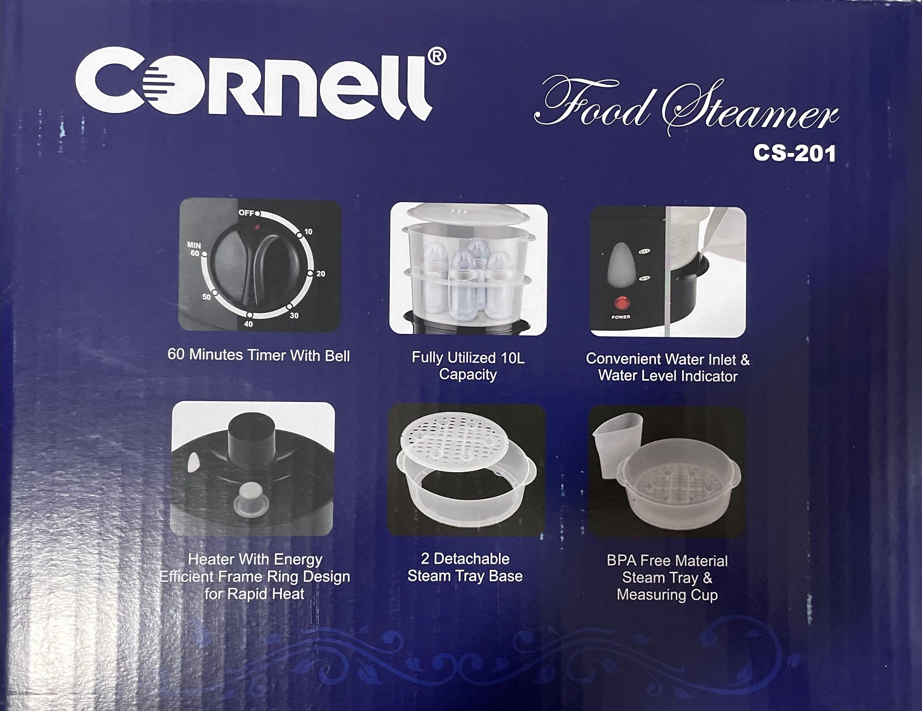 Cornell food steamer, Furniture & Home Living, Kitchenware & Tableware