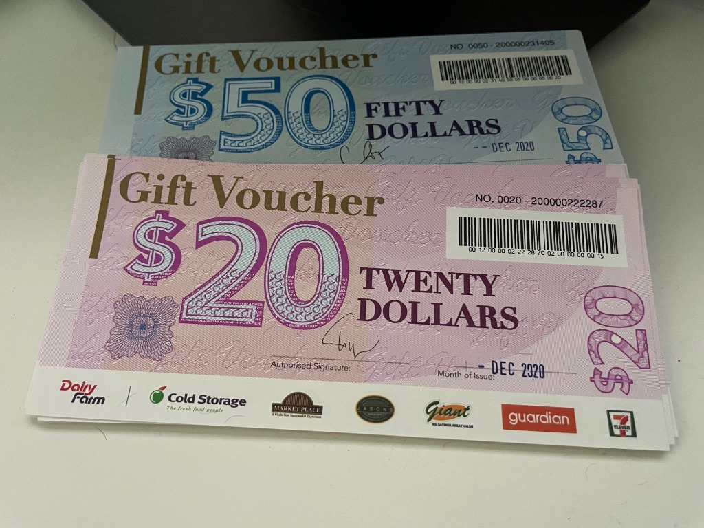 Dairy Farm Voucher 670 (20 & 50), Tickets & Vouchers, Vouchers on Carousell