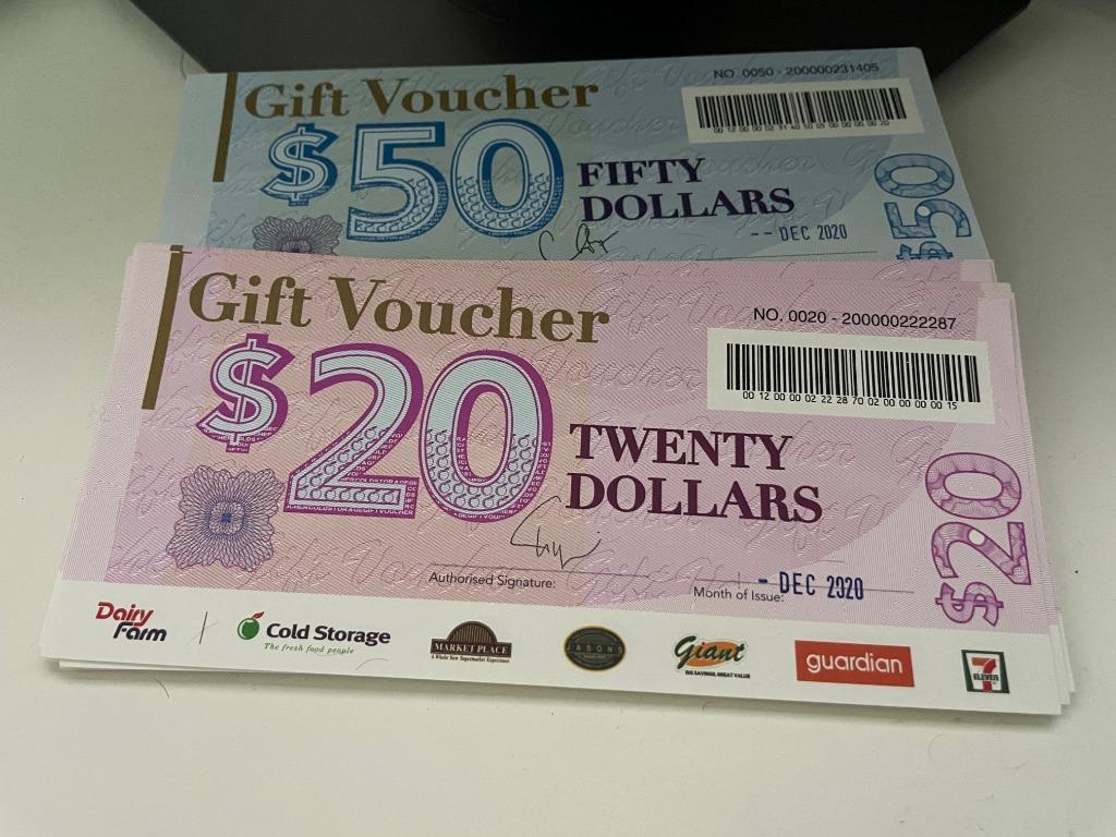 Dairy Farm Voucher 670 (20 & 50), Tickets & Vouchers, Vouchers on