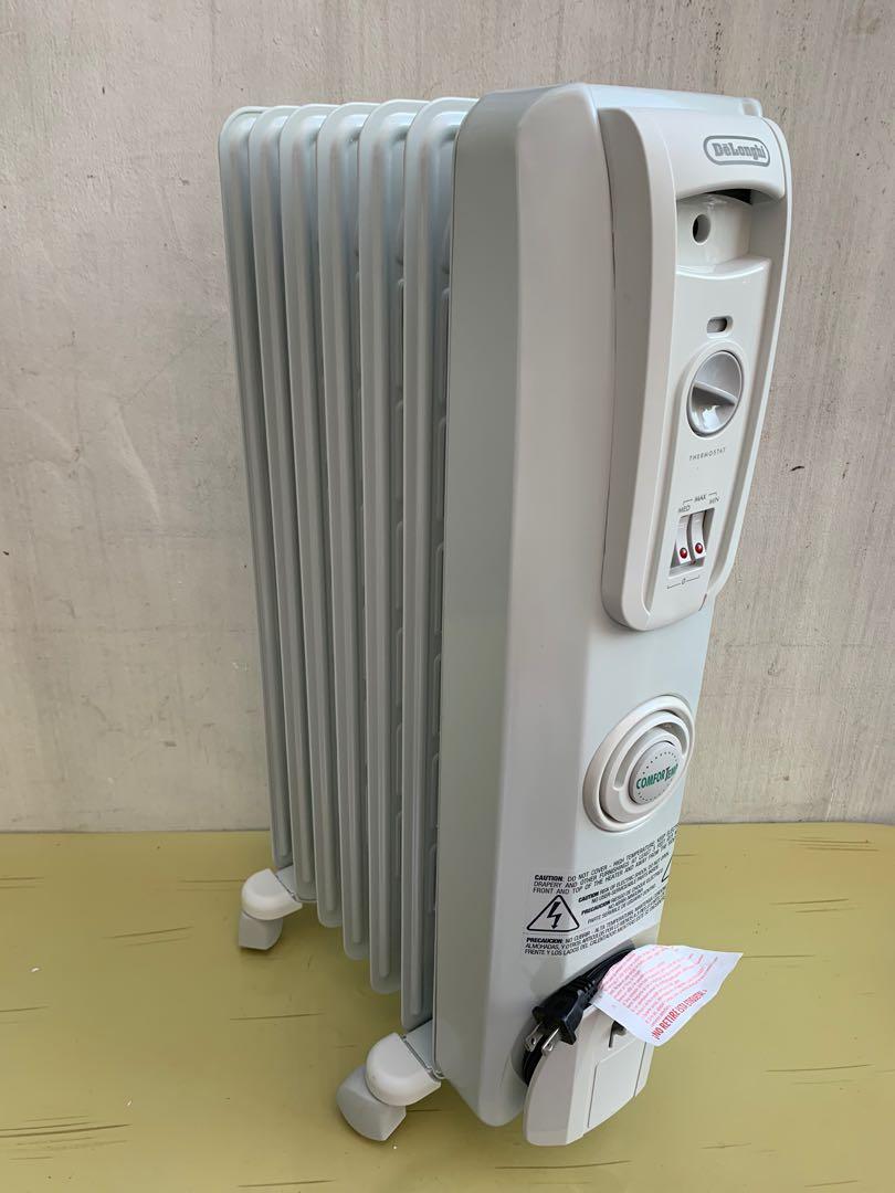 DeLonghi Radiator Heater w Comfort Temp 120volts, TV & Home Appliances
