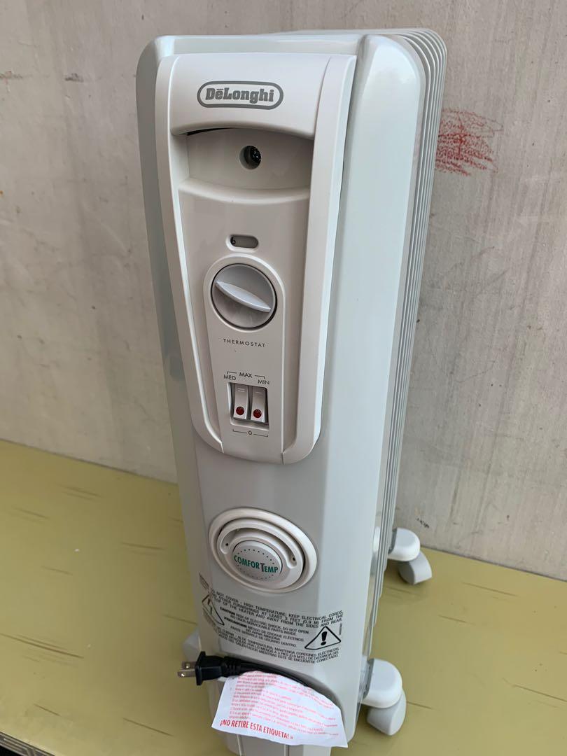 DeLonghi Radiator Heater w Comfort Temp 120volts, TV & Home Appliances