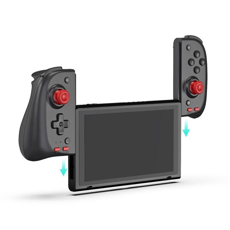 DOBE TNS-19210D Switch Split Controller Joycon Replacement Like HORI for Nintendo Switch / Switch OLED (Category: Controllers) located in Manila. Submitted by techsmartph (Listing ID 1127556126, Image 2). Description: * High quality programmable controller for Nintendo Switch/Switch OLED. Perfect replacement controller for Joy-Cons. * Simply remove the Joy-Cons and slide in the controllers. Connect automatically. No battery and APP required. * Au