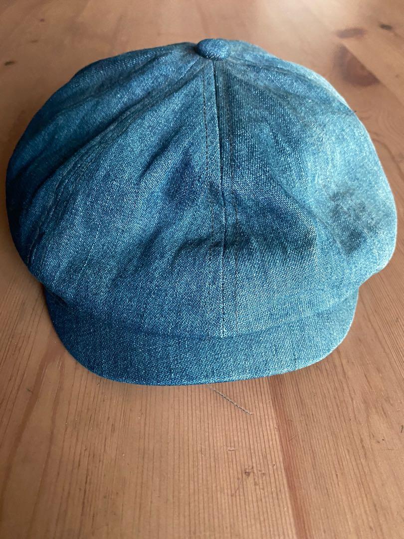 Double rl RRL denim newsboy hat, 男裝, 手錶及配件, 棒球帽