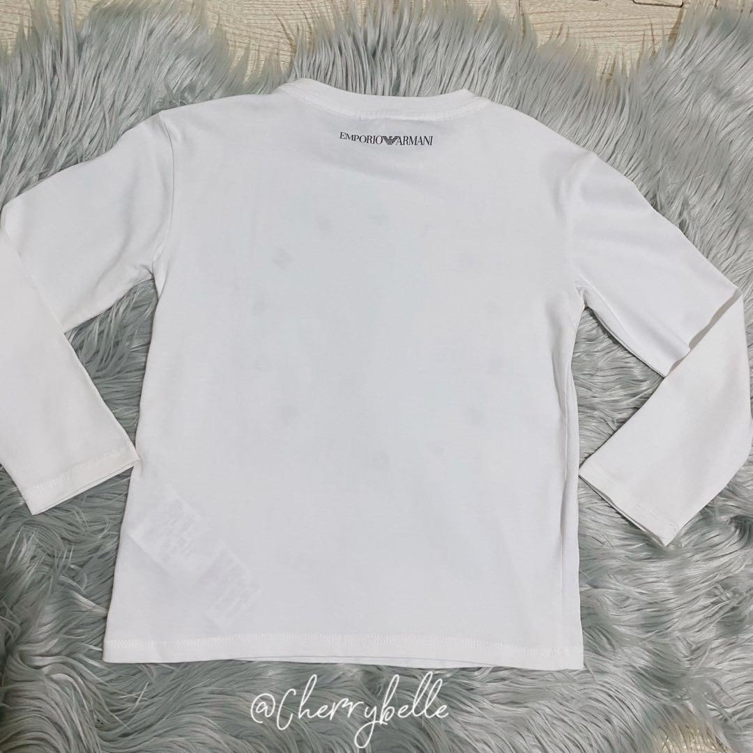 White long sleeve armani sales top