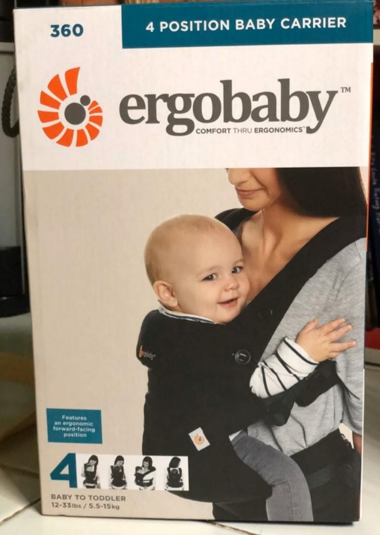 Ergobaby 360 Full Black Original Full Set, Bayi & Anak, Kereta, Kursi ...