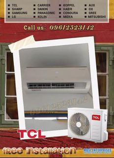 Extra Low Noise ,Dehumidifier and Mosqui Go Air Conditioner TCL TITAN Gold FULL DC Inverter Split Type With Free Installation