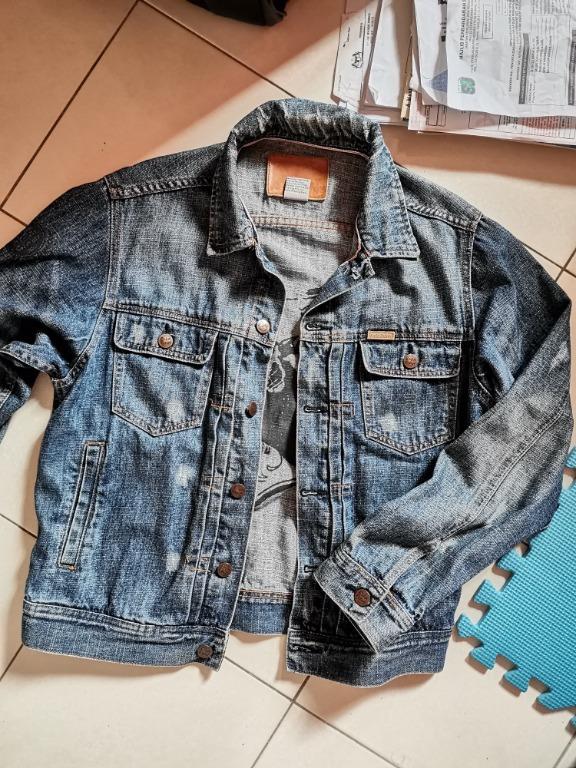 Ezra Fitch by Abercrombie Fitch selvedge denim jacket Men s