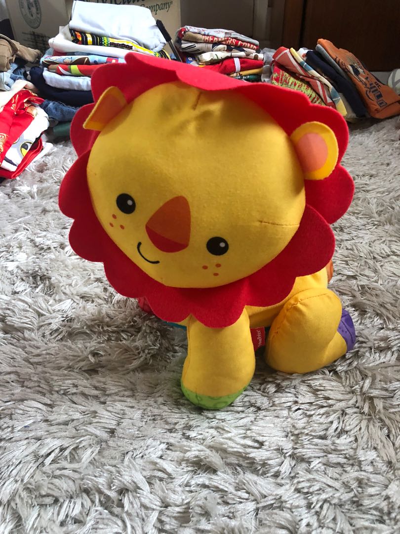 Fisher price touch sale and crawl tiger