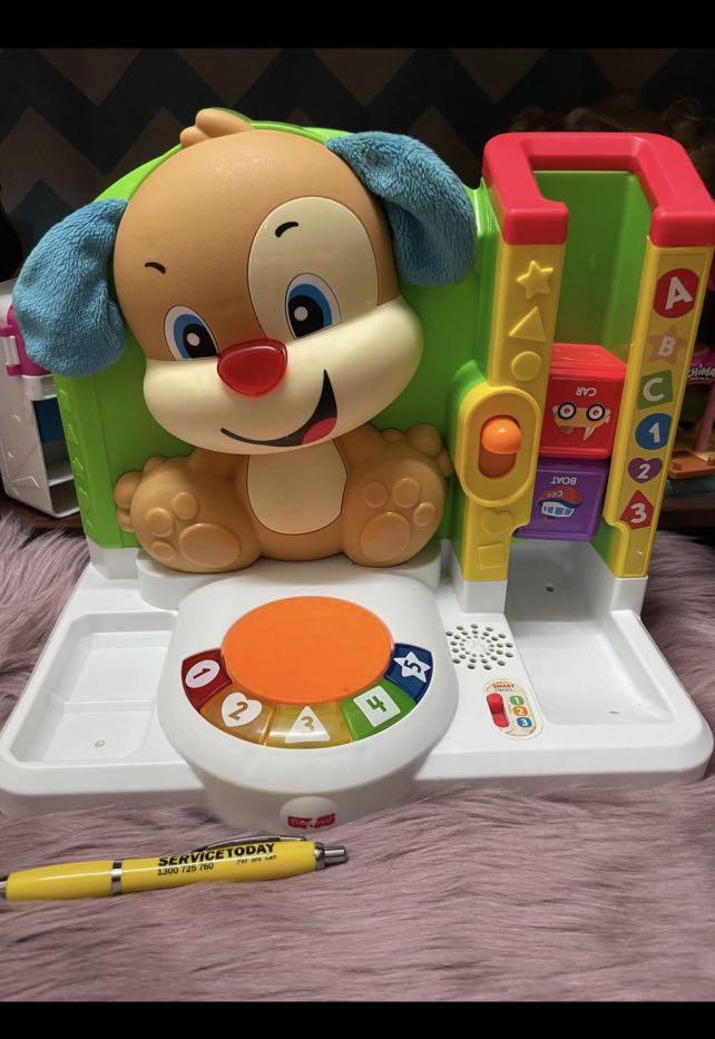 Fisher price laugh and learn puppy outlet blocks