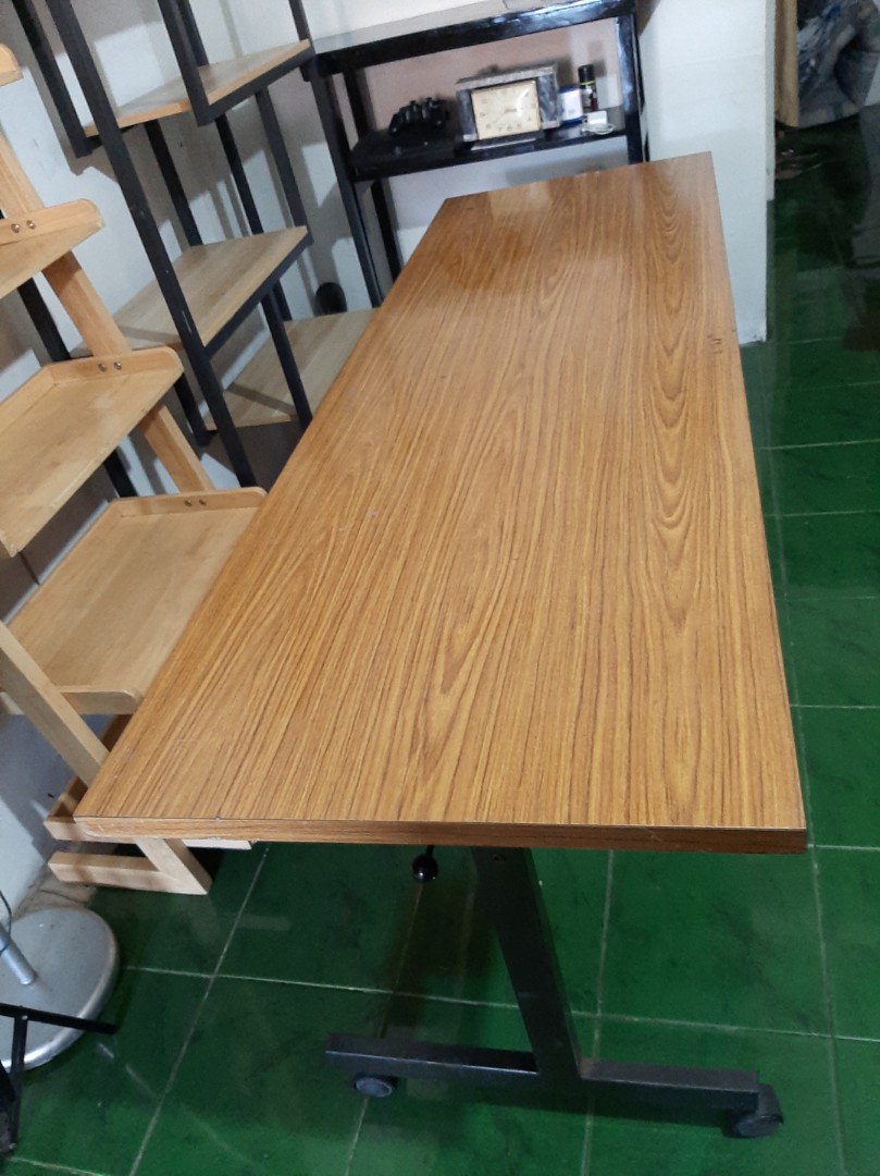 foldable and movable Long table, Furniture & Home Living, Furniture ...