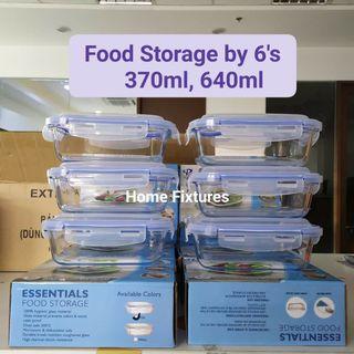 Food Storage blue lid. 370ml, 640ml
Hygienic glass material , Leak proof , oven safe 300° , microwave and dishwasher safe, High thermal shock resistance.