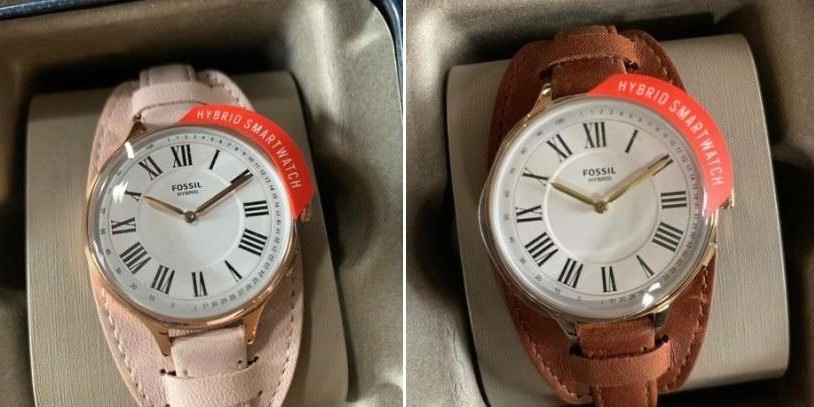 Hybrid smartwatch eleanor luggage leather store