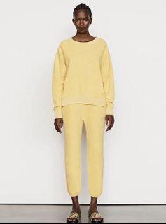 Frame Cotton Sweatpants and Sweatshirt Set Size S