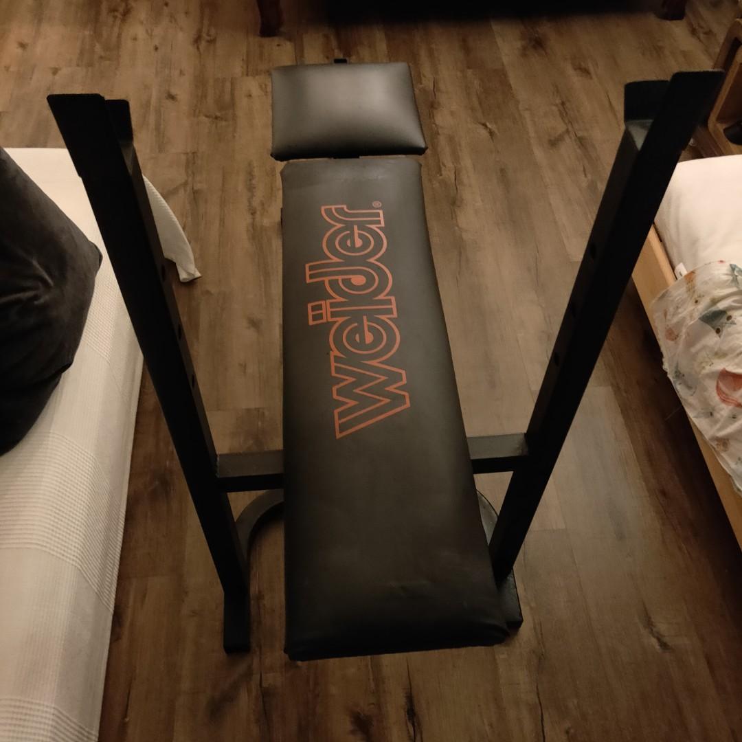 Free delivery Weider Bench. Home gym chair Sports Equipment