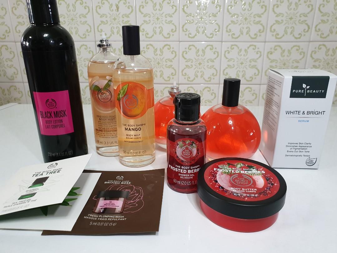 Festive berry shimmer mist sales body shop