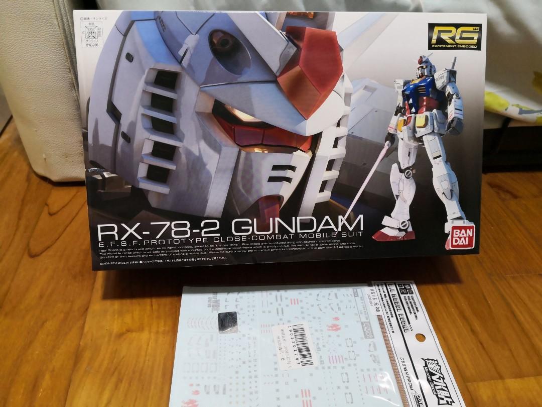 Gundam Rg Rx 78 2 With Water Decal Hobbies Toys Toys Games On Carousell Gundam Rg Rx 78 2 With Water Decal Hobbies Toys Toys Games On Carousell