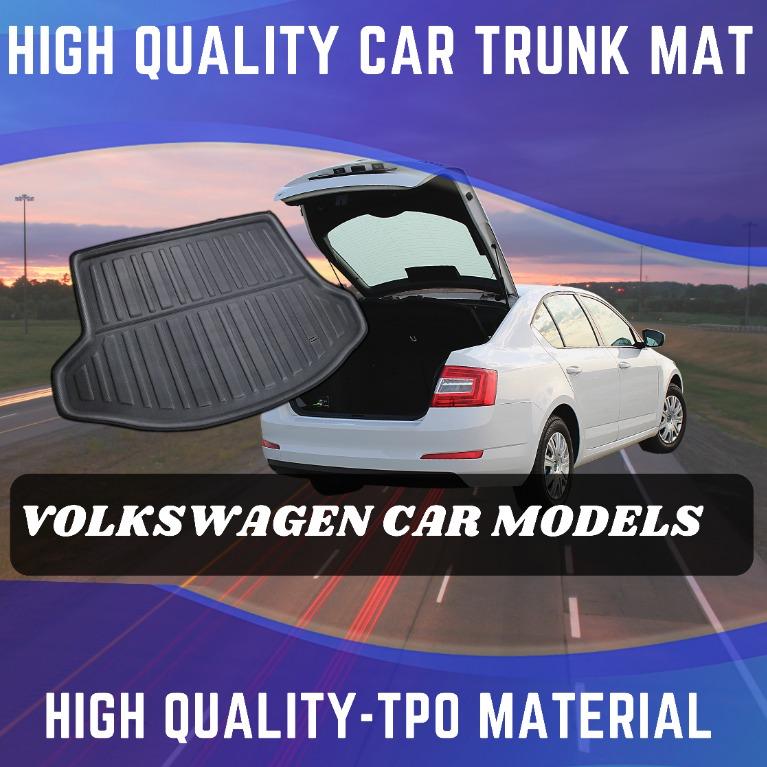 Car Rear Trunk Mat for Volkswagen VW Touran 5T 2016~2023 Waterproof Custom  Luggage Liner Tray Pad Boot Carg Cover Accessories