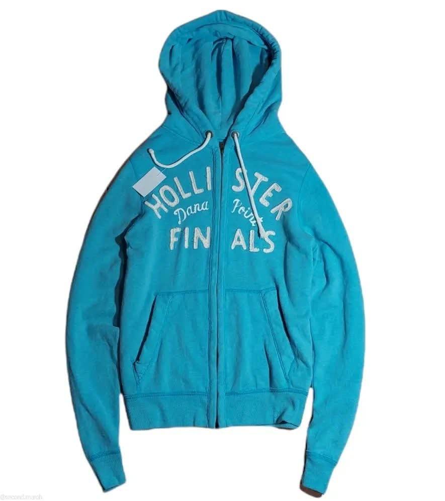 Hollister zipper hoodie sale