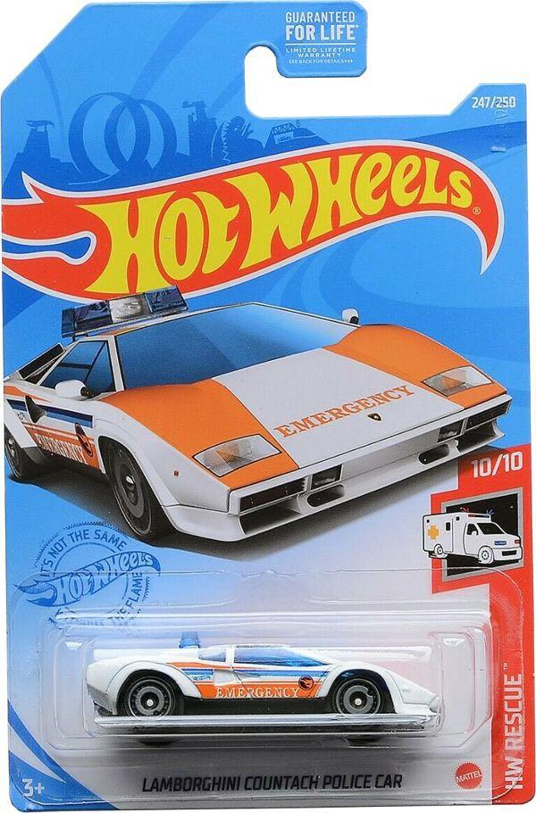 Hot wheels treasure hunt Lamborghini Countach Police Car Hobbies