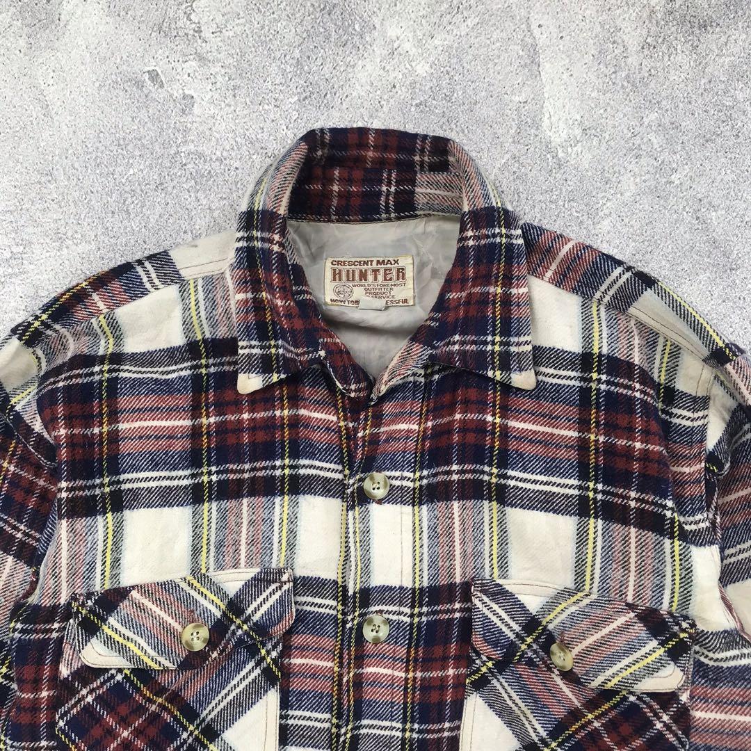 HUNTER OUTER PLAID SHIRT JACKET, Fesyen 
