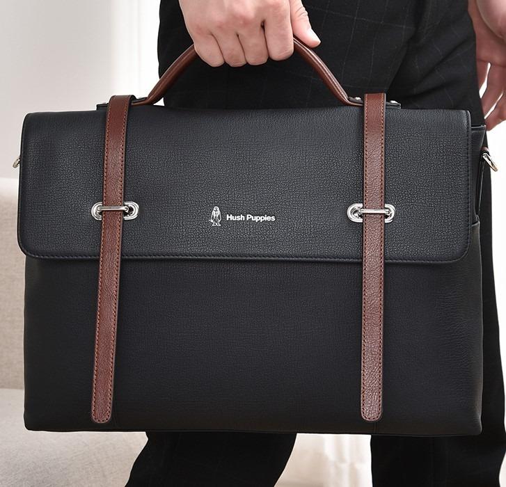 Hush puppies leather bag online