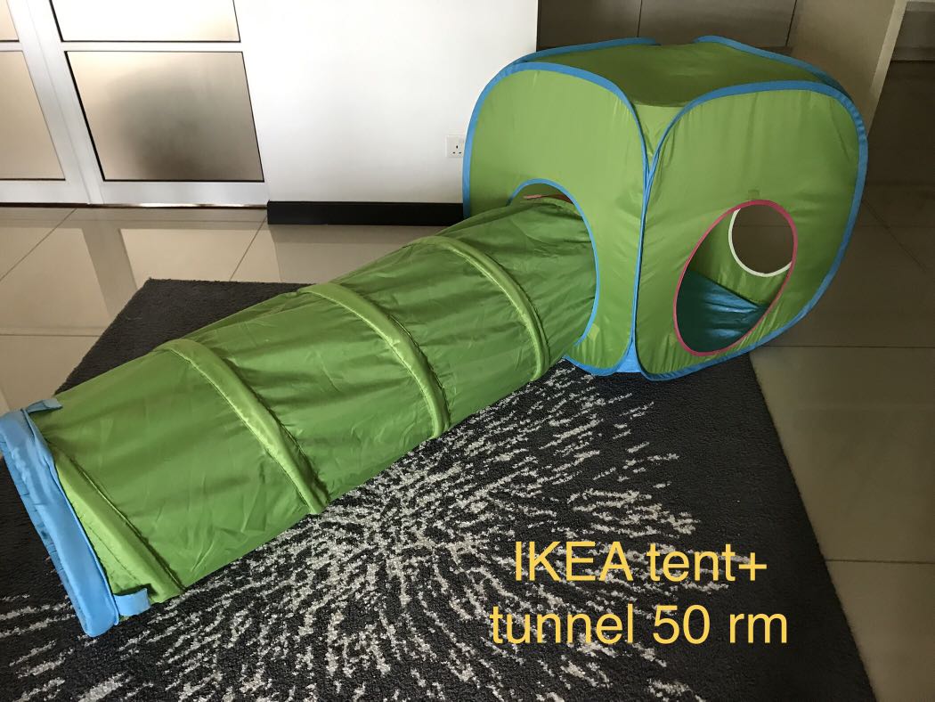 Ikea Busa tent and tunnel, Hobbies & Toys, Toys & Games on Carousell