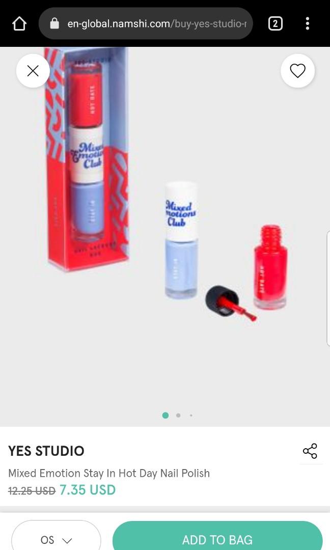 IMPORTED CUTIX / NAIL POLISH (Sealed, unopened) (Yes Studio Mixed