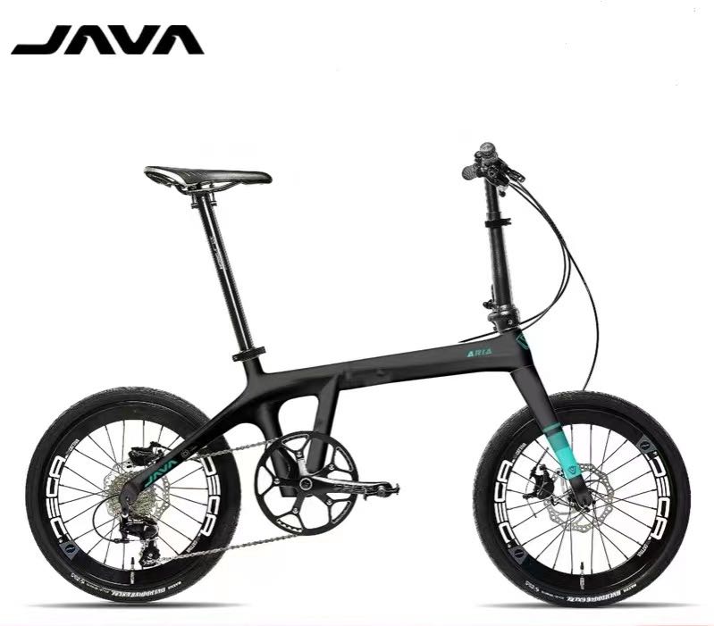 Java Aria Carbon Fiber 20 inch foldable bike 18speed Shimano gear ready ...