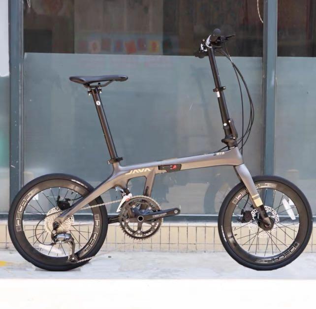 Java Aria Carbon Fiber 20 inch foldable bike 18speed Shimano gear ready ...