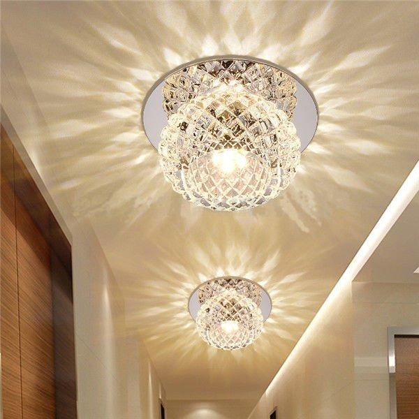 Jj197 Modern Crystal Led Ceiling Lamp Chandeliers Lighting For Kids Bedroom Art Decor Furniture Home Living Fans On Carou - Crystal Ceiling Lamp Decor