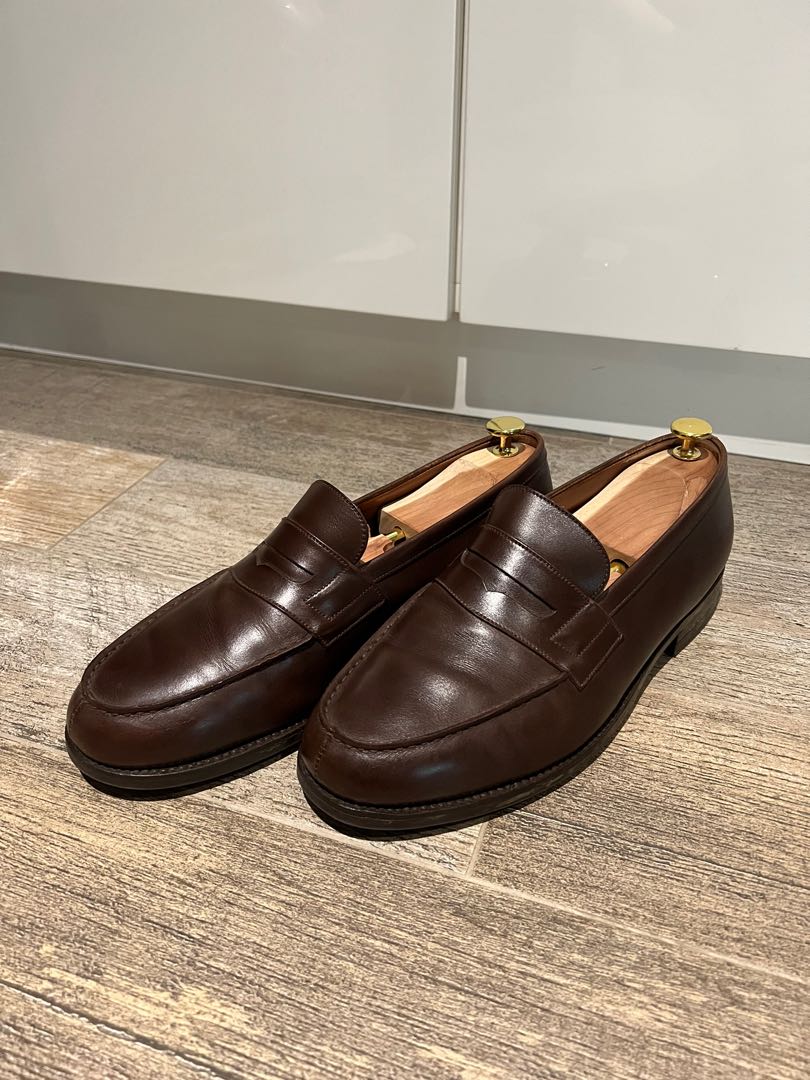 JM WESTON LOAFER SIGNATURE 180 DARK BROWN, 男裝, 鞋, 西裝鞋- Carousell