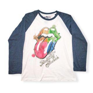 Kaos lengan panjang|Long sleeve shirt The Rolling Stones Band vintage