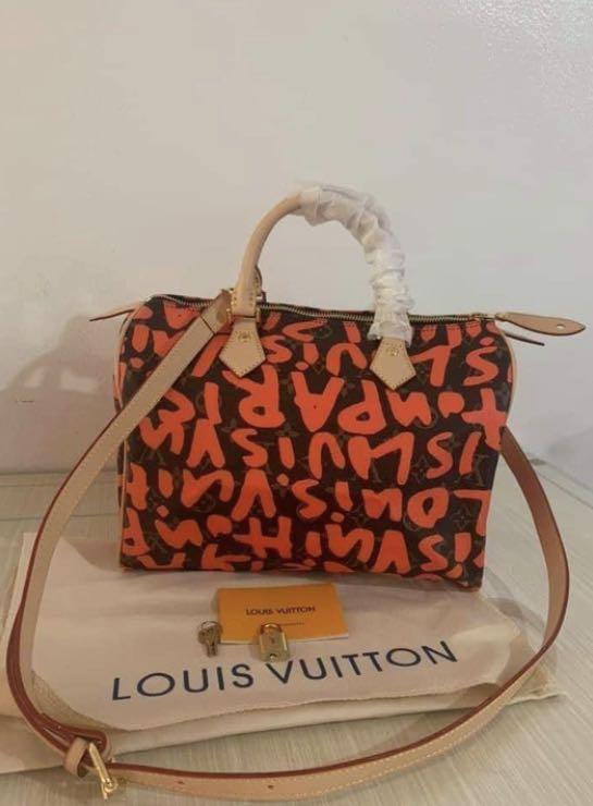 Louis vuitton graffiti speedy 30 preorder, Luxury, Bags & Wallets on  Carousell
