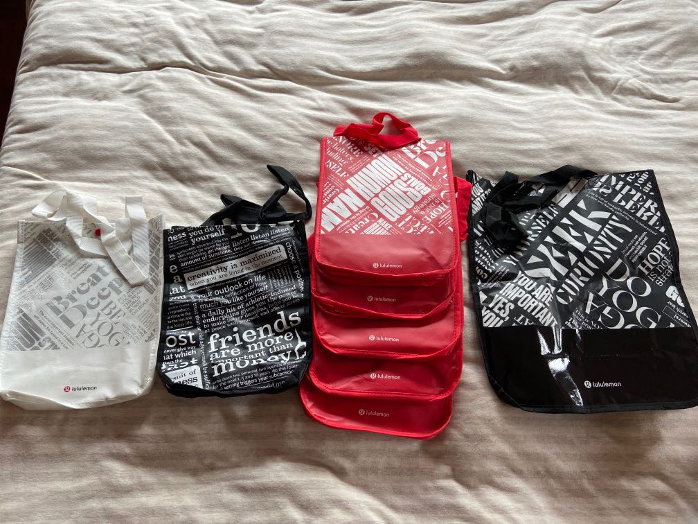 Lululemon recyclable tote bag, Women's Fashion, Bags & Wallets, Tote