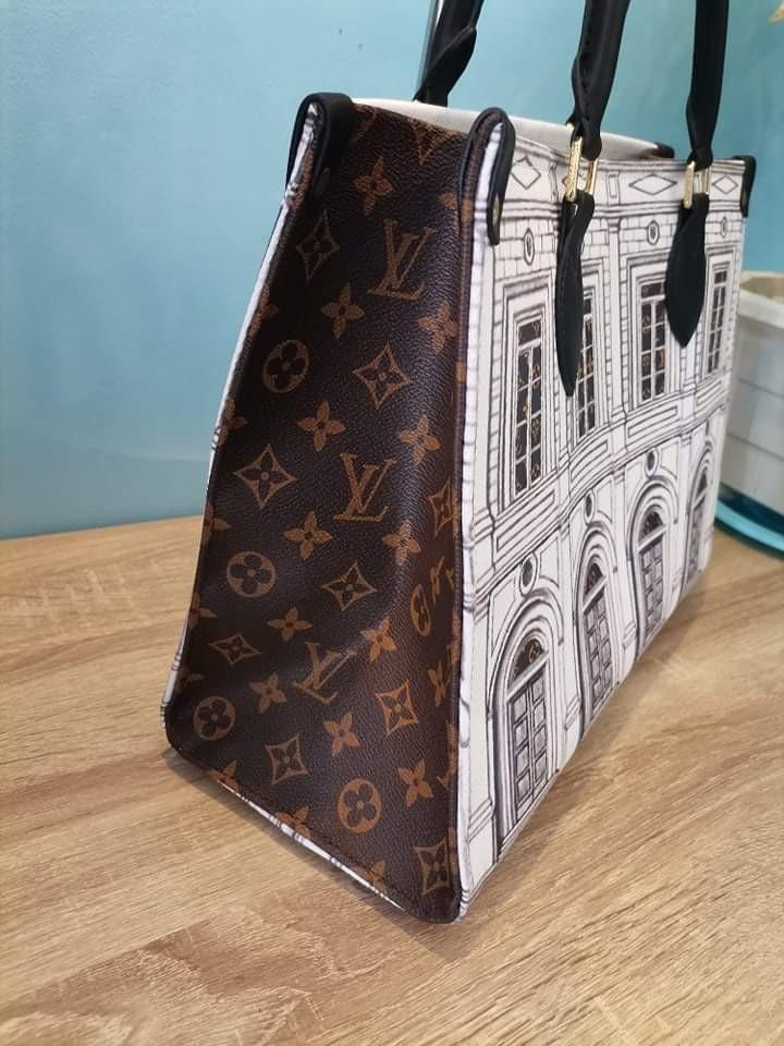 BRANDNEW LV ON THE GO “OTG” MM CAMEO FORNASETTI, Luxury, Bags & Wallets on  Carousell