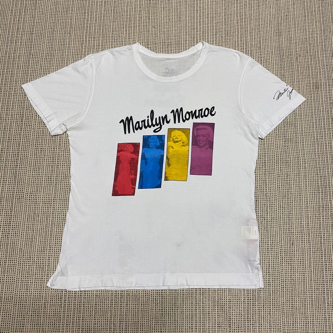 定番Marilyn Monroe × mastermind Tシャツ 黒XL Tシャツ/カットソー(半袖/袖なし)