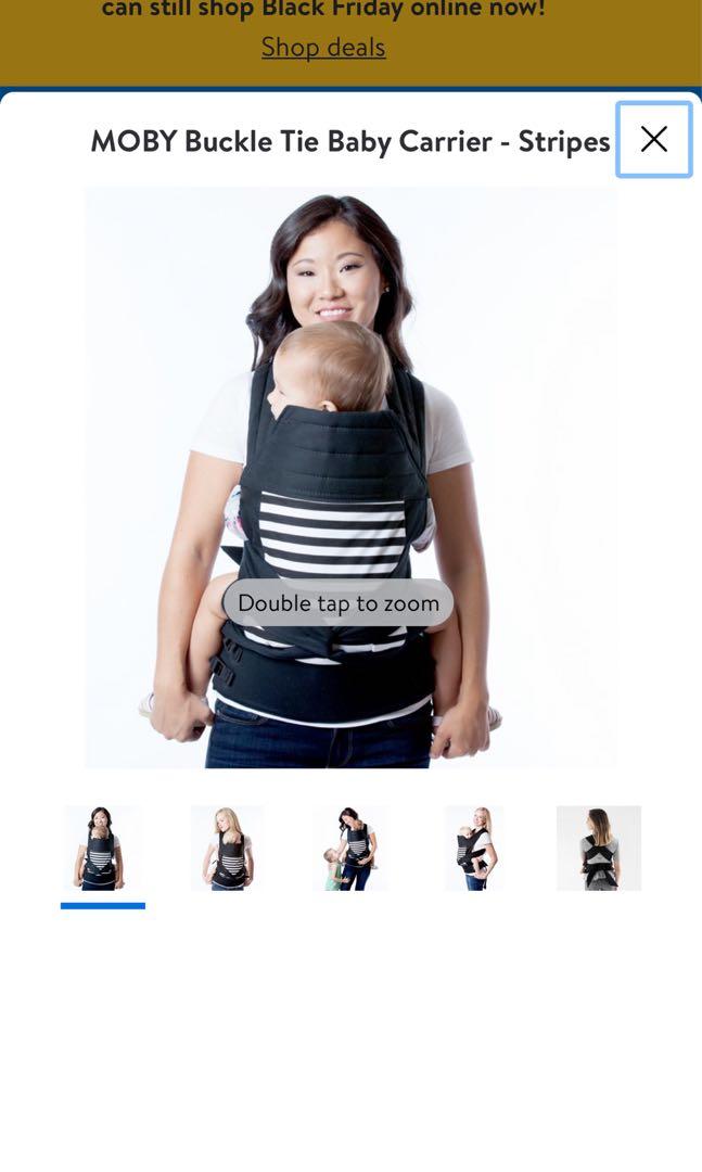 Moby buckle tie baby carrier discount