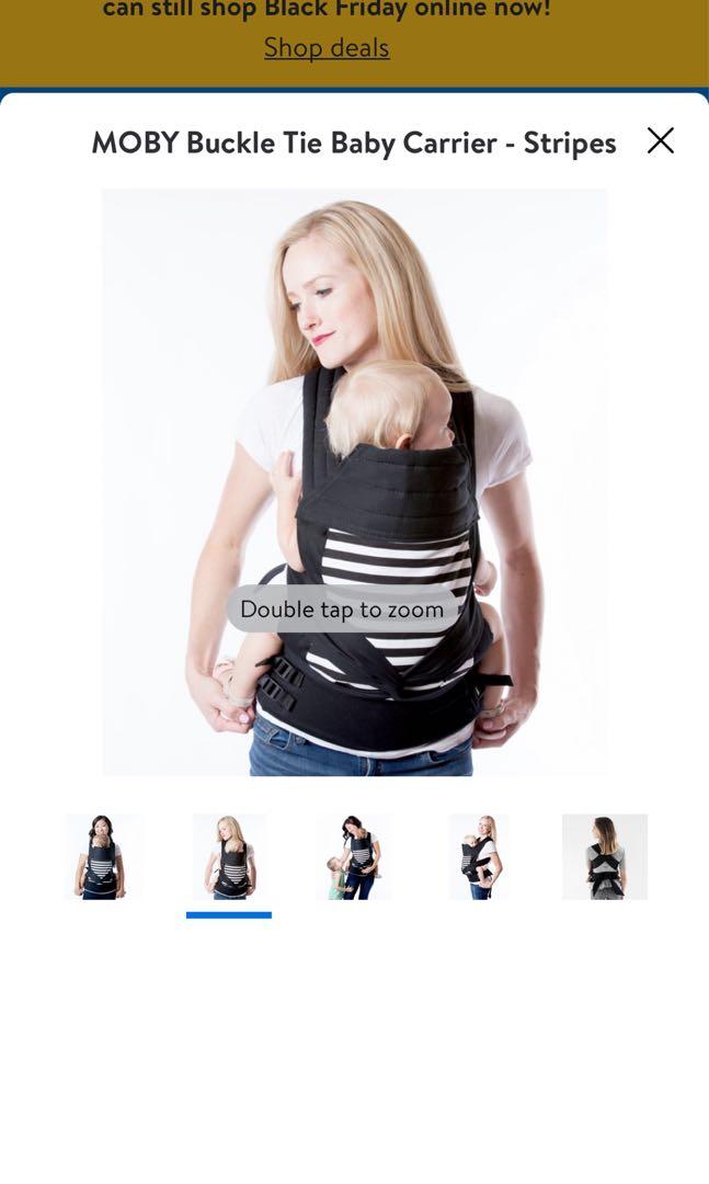Moby buckle tie baby carrier discount