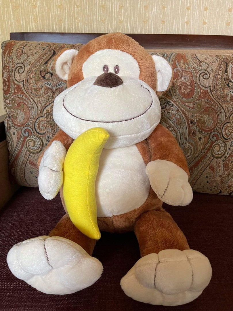 Monkey With Banana Toy atelieryuwa.ciao.jp