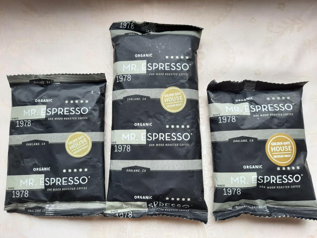 MR. ESPRESSO ground coffee (Category: Beverages) located in Muntinlupa City. Submitted by bonita_anne (Listing ID 1127712382, Image 1). Description: MR. ESPRESSO OAKWOOD ROASTED COFFEE FLAVORS AVAILABLE ON HAND • Bucafe Rwanda ( Light Roast) • Golden Gate House ( Medium Roast) • Tolima Columbia (Dark Roast) • Decaffeinated SMALL 250.00 BIG ( 11 OZ) 500.00.