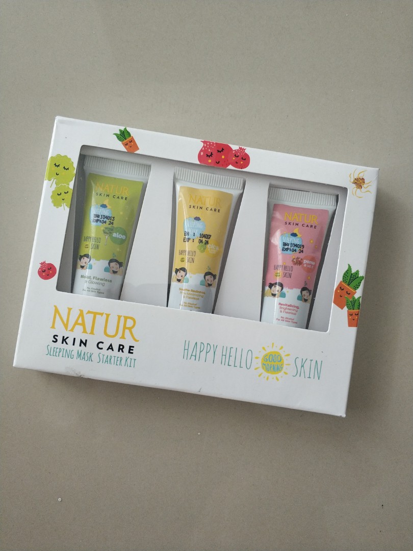 Nature Skin Care Sleeping Mask Starter Kit, Kesehatan & Kecantikan