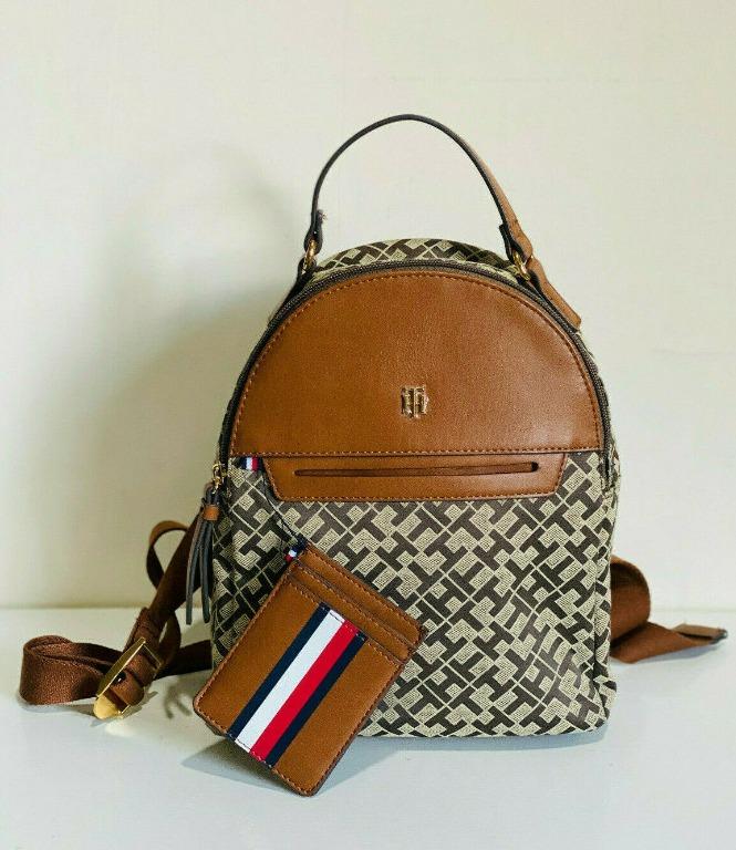 Tommy hilfiger brown backpack hotsell