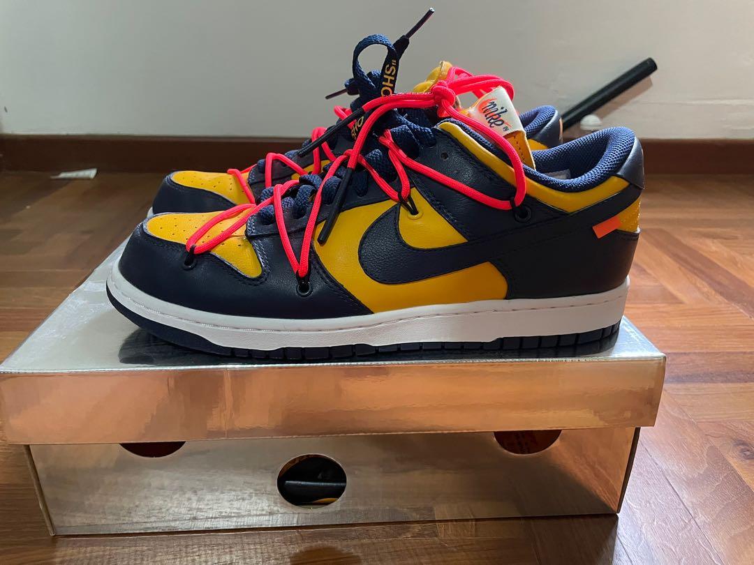 off white dunk michigan