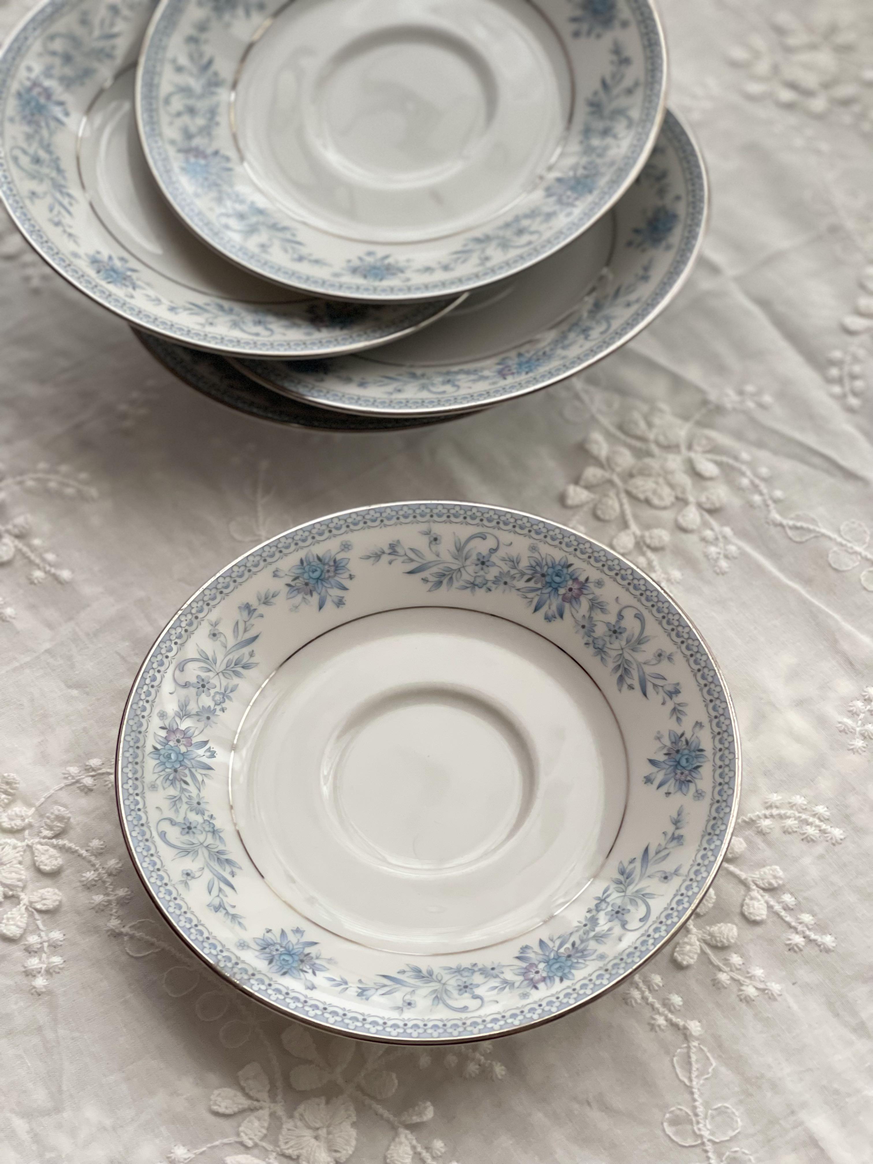 Noritake Contemporary Fine China Blue Hill 2482 Tea Saucer