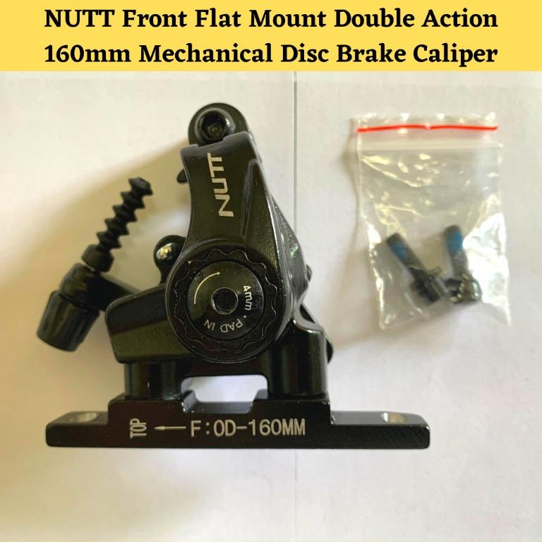 NUTT Front Flat Mount Double Action 160mm Mechanical Disc Brake Caliper
