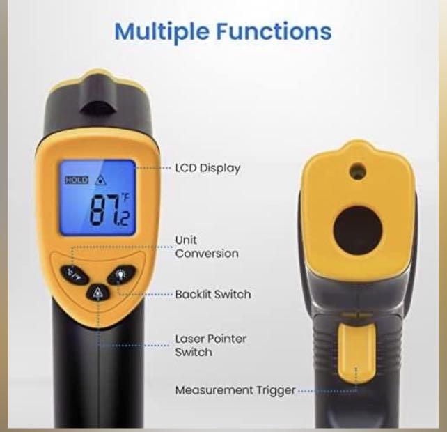 Object Thermometer (Category: Thermometers) located in Singapore. Submitted by jagdishchandrabose (Listing ID 1127682294, Image 2). Description: Product avalable with bubble wrap and a instructions manual and specification of the product C & F Scale High Quality product .