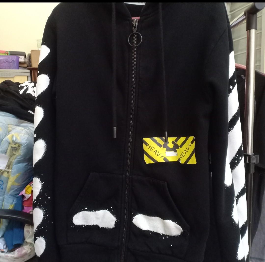 Off white spray top hoodie